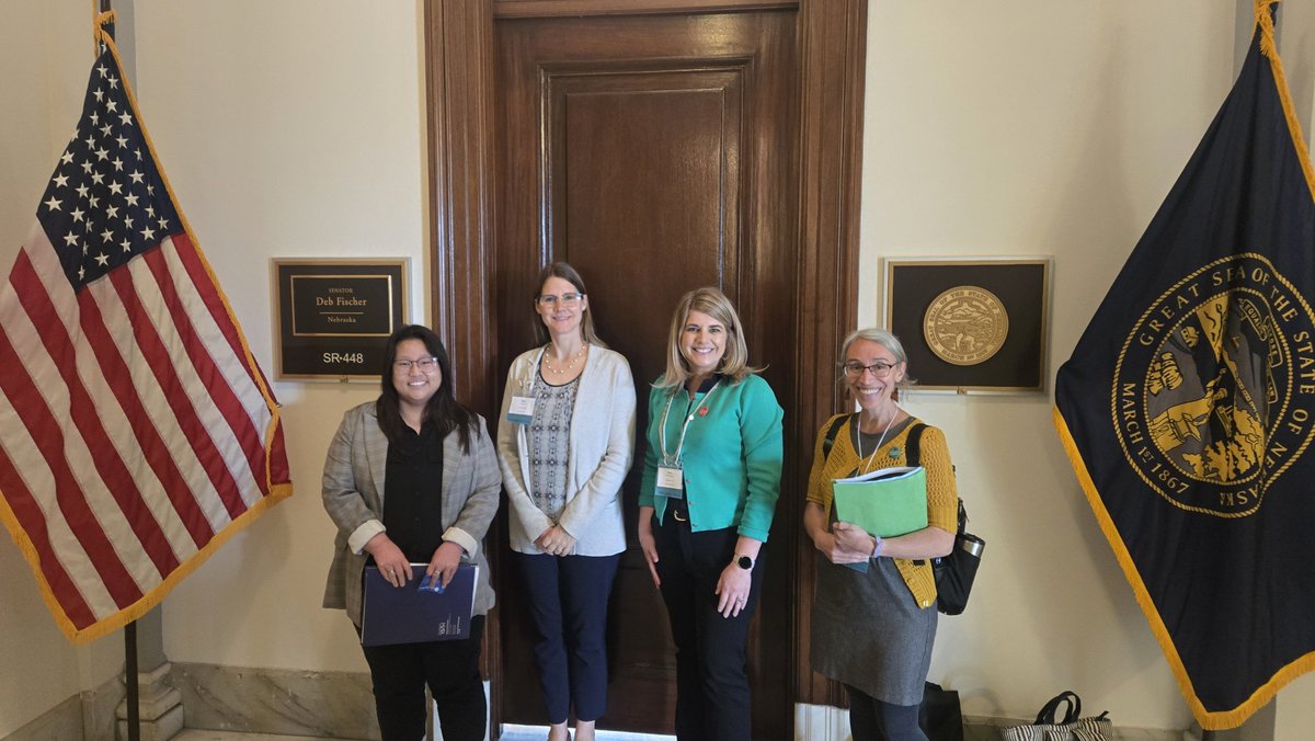Thrilled to be on Capitol Hill today with <a href="/afterschool4all/">Afterschool Alliance</a> meeting with <a href="/SenatorFischer/">Senator Deb Fischer</a> dedicated staff! We had a productive discussion highlighting the vital role afterschool programs play in supporting working families and empowering the next generation.  #afterschoolworks!