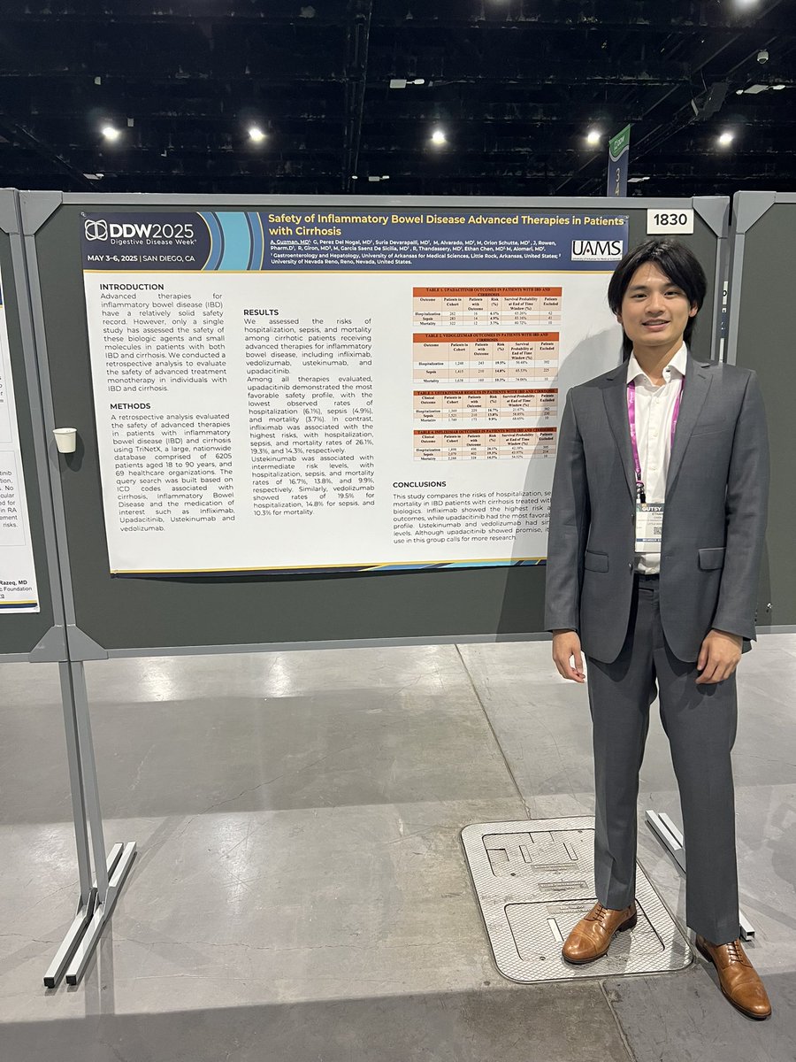 UAMS Division of Gastroenterology & Hepatology (@uams_gihep) on Twitter photo Huge shoutout to our amazing third-year medical students, Megan Schutte and Ethan Chen, for presenting their research today at #DDW2025.
The future of GI is bright!
<a href="/UAMS_COM/">UAMS College of Medicine</a> Huge shoutout to our amazing third-year medical students, Megan Schutte and Ethan Chen, for presenting their research today at #DDW2025.
The future of GI is bright!
<a href="/UAMS_COM/">UAMS College of Medicine</a>