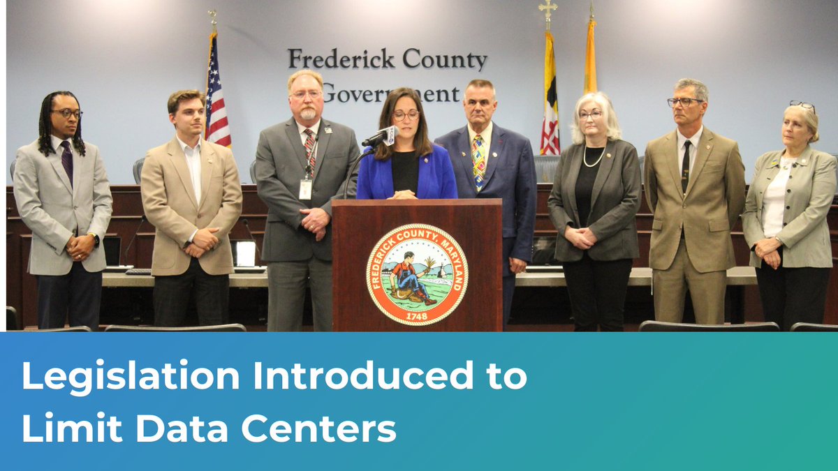 Frederick County Executive Jessica Fitzwater and members of the County Council today announced a compromise to limit where data centers can be built. Learn more in the press release at publicinput.com/Email/d058131