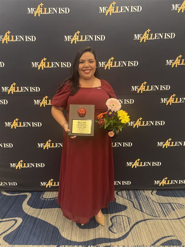 We are so proud of our 2025 Teacher of the Year, Mrs. Vidales!  Thank you for representing our school at the Teacher of the Year Luncheon.  We are proud of your hard work and dedication, our Warriors are lucky to have you!