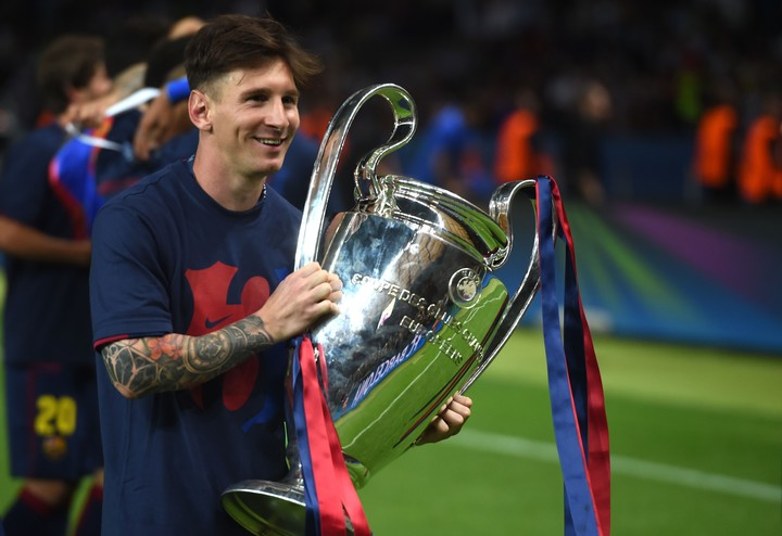 Me da placer saber que sin Messi no la ganan nunca más.