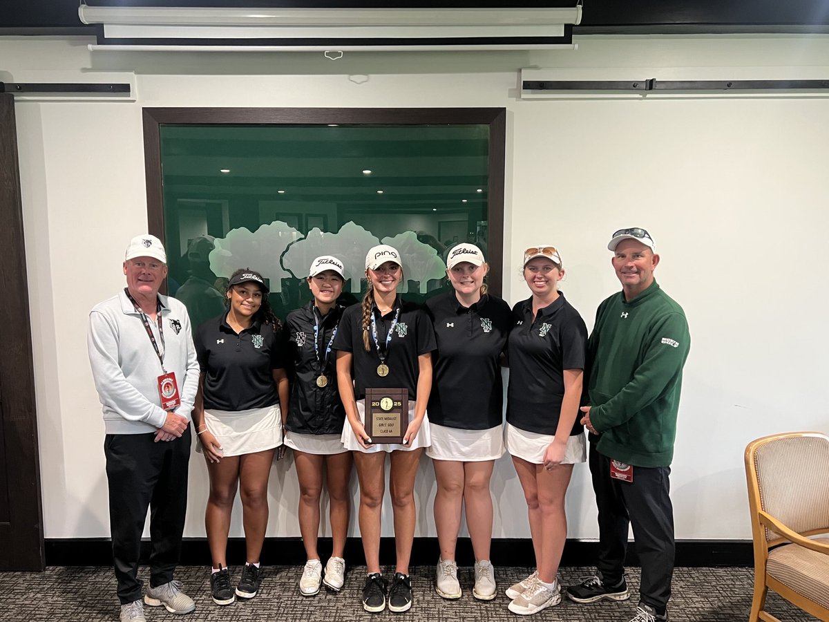 Congratulations to the Norman North girls golf team and coaches on their 5th place finish at the Class 6A State Tournament! 👏