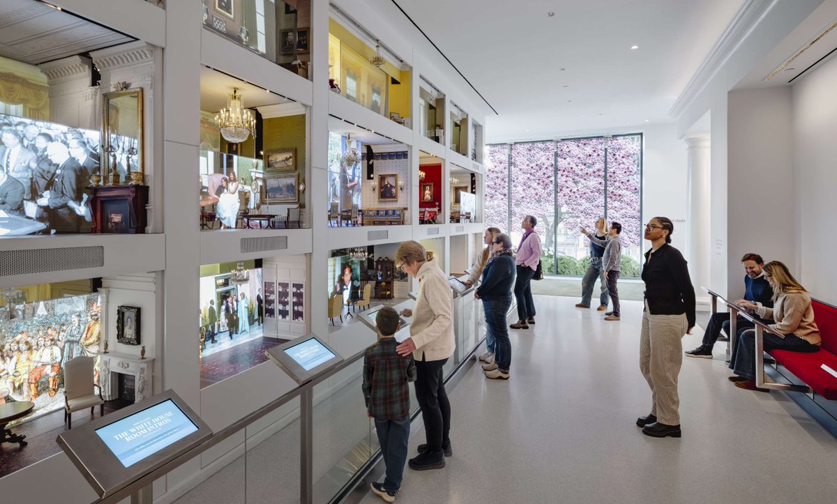 Visit us at The People’s House: A White House Experience and discover a slice of White House history. Free timed entry passes are now available through June. Reserve your passes today thepeopleshouse.org/passes

Image: Sahar Coston-Hardy / Esto.