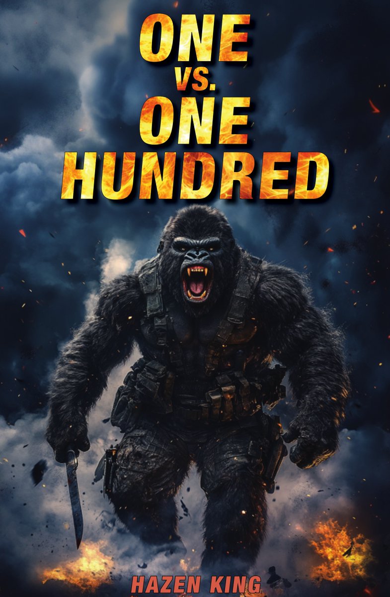 I figured someone might write a story about the one gorilla vs. one hundred men. I wasn't wrong:
amazon.com/dp/B0F7LTLYRH
#gorilla #gorillavs100men