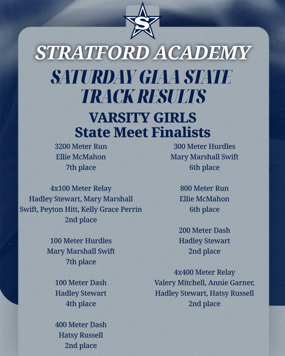 #stratfordtrack