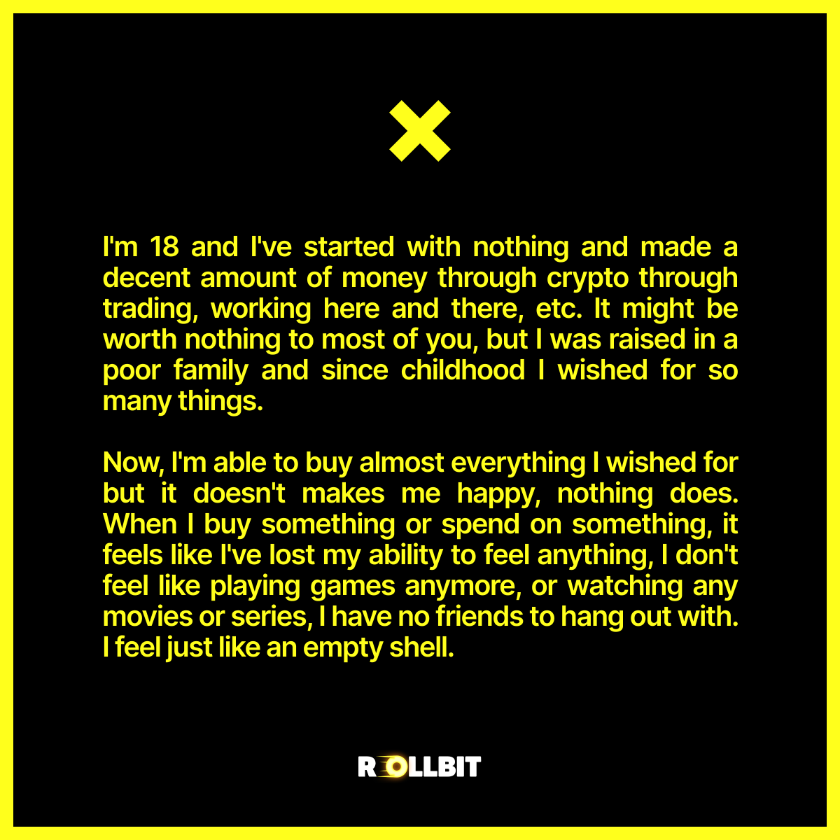 coinfessions's tweet image. I&apos;m able to buy almost everything I wished for.