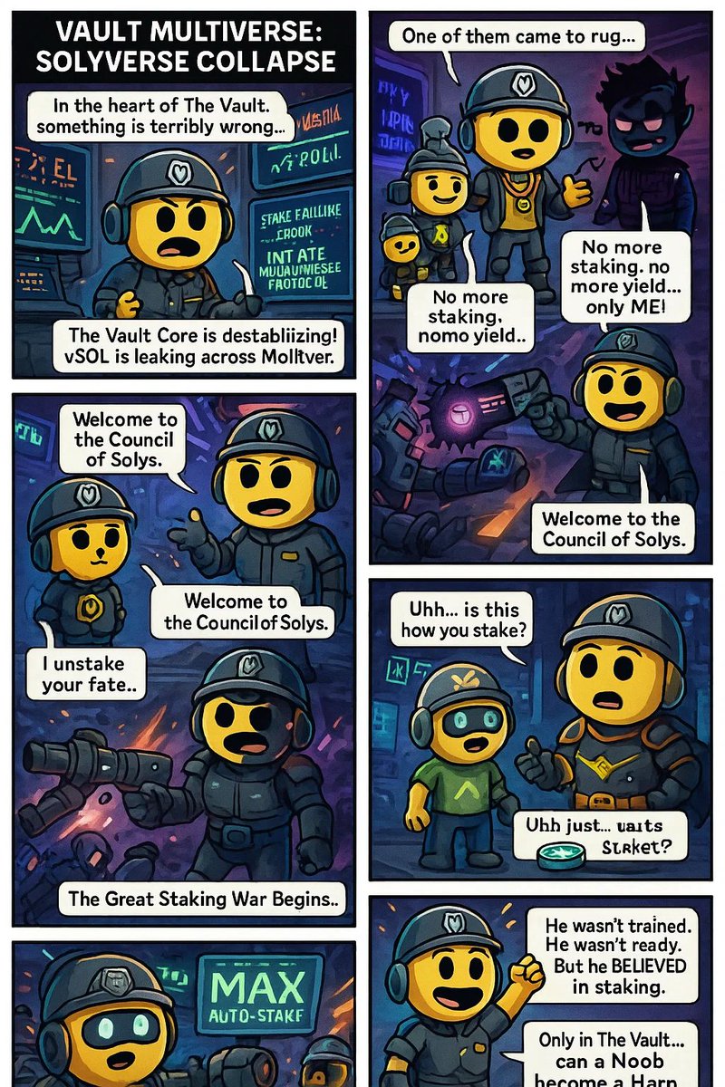 xYash0x's tweet photo. 🔥The Vault was collapsing—until NoobStaker69 clicked ‘Auto-Stake’ and saved the multiverse. #vARMY #TheVault #vSOL #StakeOrBreak #mission0018 @thevaultfinance 🔥🚀 https://t.co/lIleLh2Xok