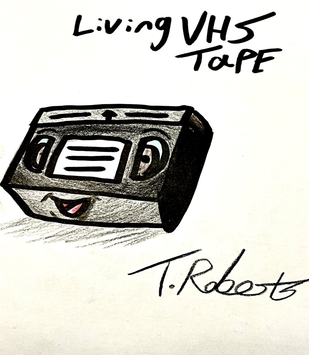 A bit of concept art, based on what I previewed with <a href="/CardiffDraw/">Cardiff Quick Draw</a> 

#vhstape #drawing #anthropomorphic #colouredpencils #promarkers #vhs #videotape #cartoon #characterdesign #propdesign #sharpie #cardiffquickdraw #cardiffanimationfestival <a href="/CardiffAnimFest/">Cardiff Animation Festival</a> <a href="/AnimationNights/">Cardiff Anim. Nights</a>