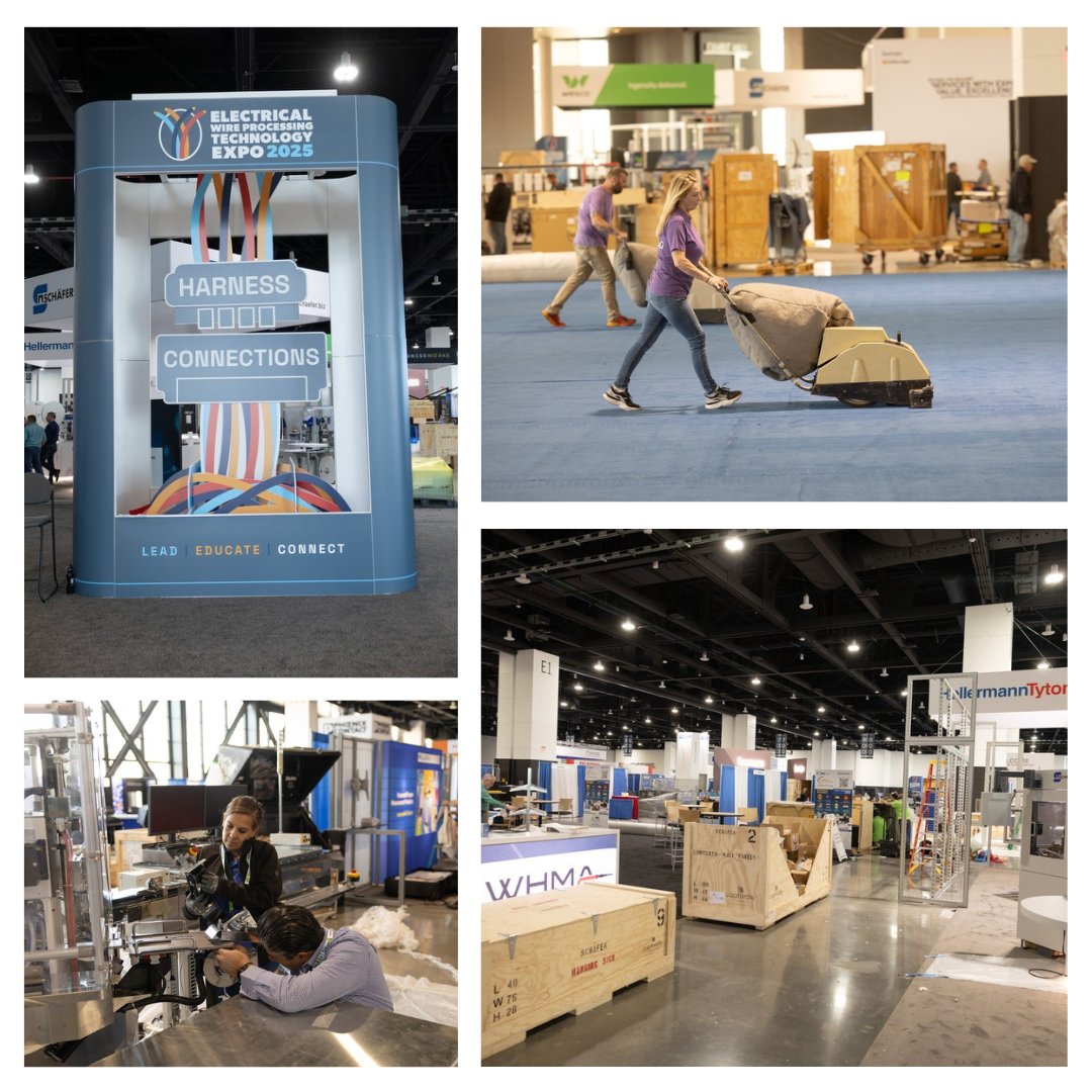 🛠️The Show Floor is Coming to Life!

The Electrical Wire Processing Technology Expo 2025 | Exhibit Hall Opens Tomorrow

🎯 Don’t miss the chance to explore the Exhibit Hall!

📅 Doors open Wednesday at 9:00 AM — be there when it all kicks off!