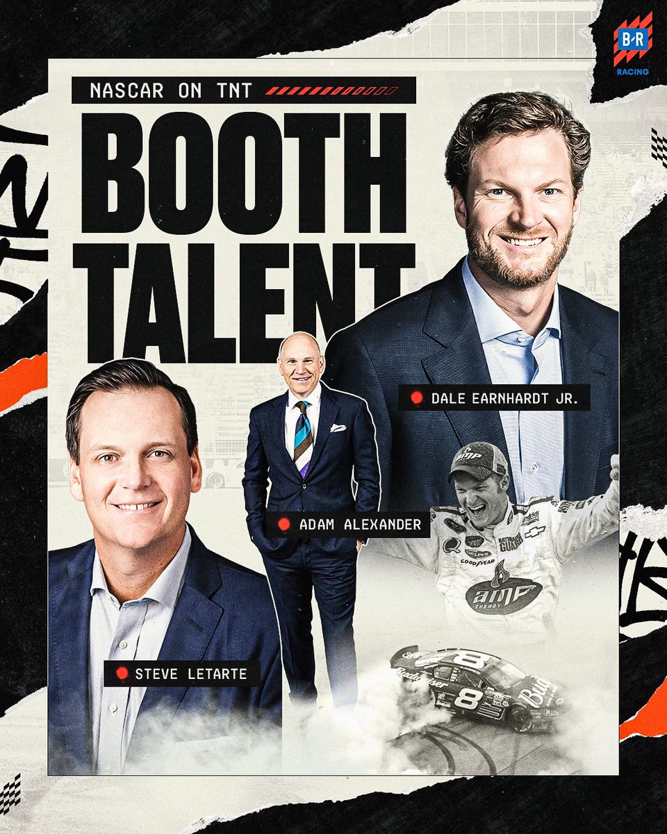 TNTSportsPR's tweet image. TNT Sports Announces Full Broadcast Team for Inaugural NASCAR In-Season Challenge  🏁
 
Full Release:  press.wbd.com/us/media-relea…