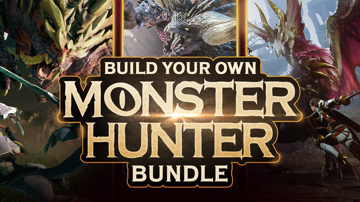 The hunt is on at <a href="/Fanatical/">Fanatical</a> with their Build Your Own Monster Hunter Bundle for PC!

Pick and mix from Monster Hunter Rise, Monster Hunter: World, both their respective expansions and Deluxe Kit upgrades, any way you'd like with huge savings!

🛒 bit.ly/MHBundleF