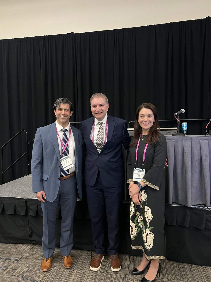 IUGastro's tweet photo. 🙌 Great session at #DDW2025!
@alhaddad_mo shared “G-POEM: Techniques for the Best Outcome” during the State-of-the-Art Management of Gastroparesis session.
Pictured with Drs. Cyrus Piraka & Eva Alsheik of @HenryFordHealth.
#Gastroparesis #ThirdSpaceEndoscopy
@DDWMeeting https://t.co/JFMsN6870n