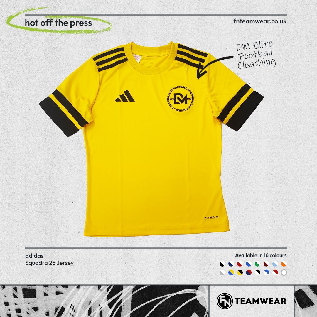 Delighted to be supplying DM Elite Coaching with their lovely new Adidas gear. It definitely stands out from the crowd &amp; of course, it's available to buy online in their club shop.

◾ Need new Adidas kit?
◾ Need an online club shop?

Get in touch now via the links in our bio