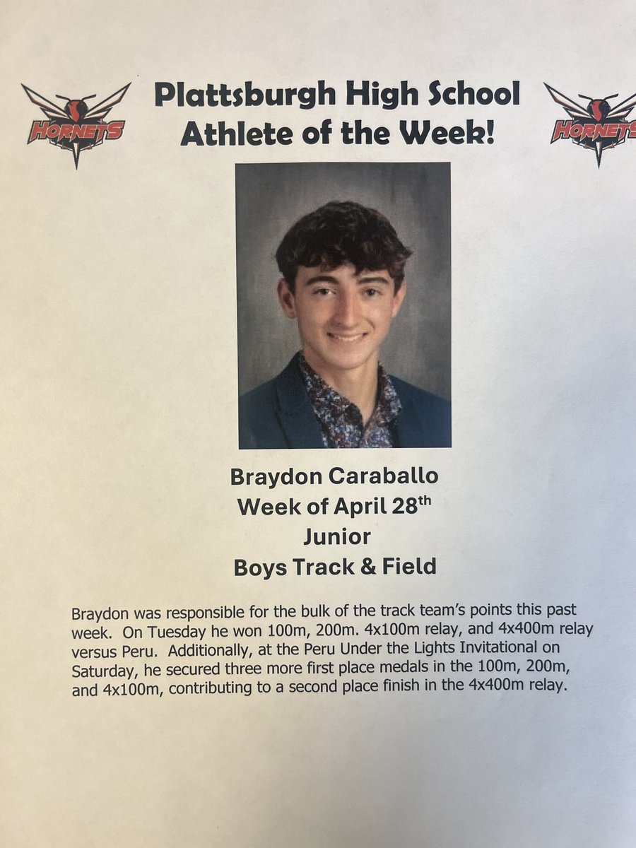 Athlete of the Week!