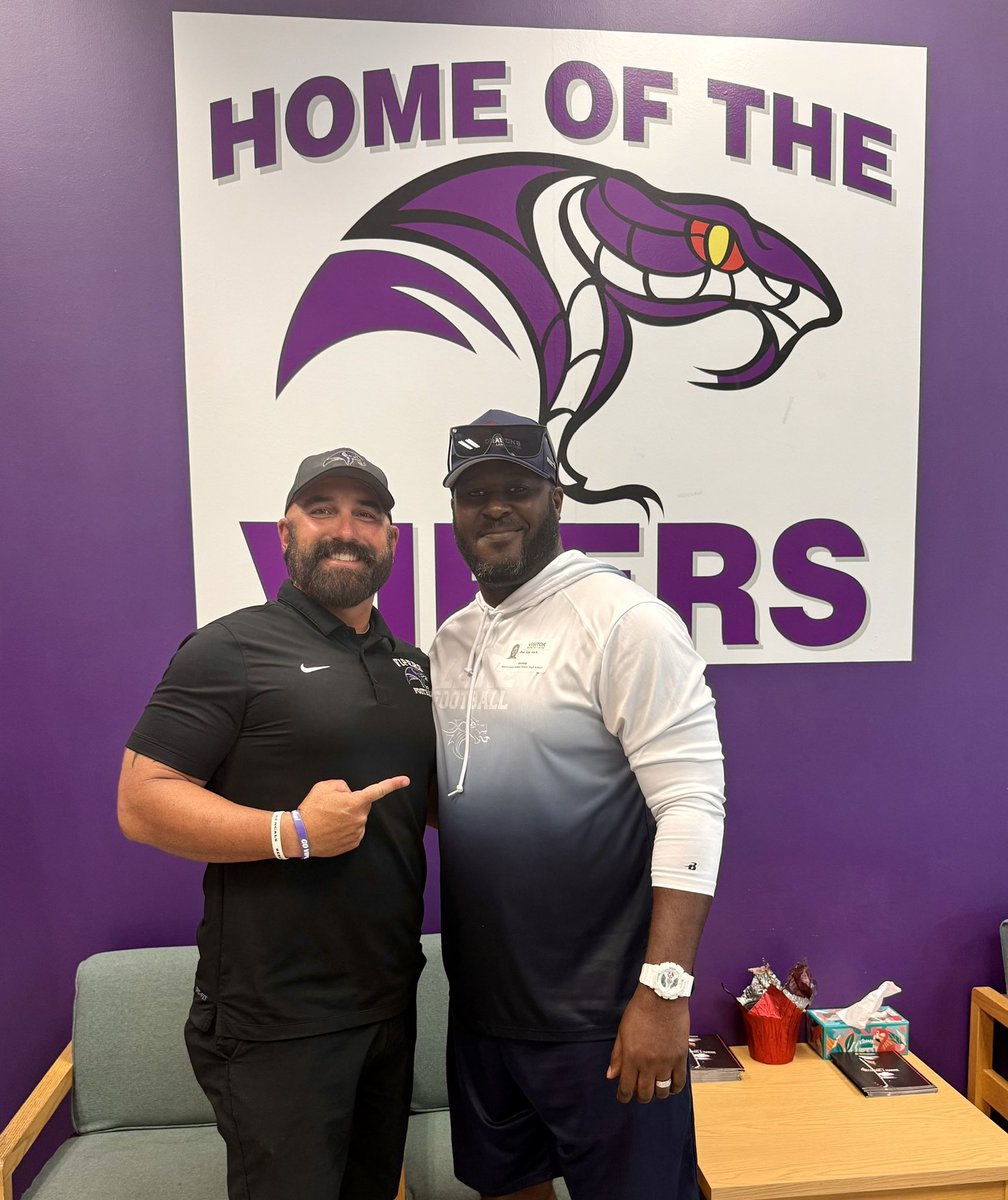 Jake Owens (@coachjakeowens9) on Twitter photo Space Coast Vipers Football would like to Thank <a href="/COACHPEEJAYJACK/">PEEJAY JACK</a> from <a href="/thelanecollege/">Lane College</a> for stopping by today and checking in on all our talented Vipers! Appreciate it Coach! ππ―π#ViperFootball #StrikeRestored #ChampionshipRingSeason #RecruitTheCoast #2PEATLoading Space Coast Vipers Football would like to Thank <a href="/COACHPEEJAYJACK/">PEEJAY JACK</a> from <a href="/thelanecollege/">Lane College</a> for stopping by today and checking in on all our talented Vipers! Appreciate it Coach! ππ―π#ViperFootball #StrikeRestored #ChampionshipRingSeason #RecruitTheCoast #2PEATLoading