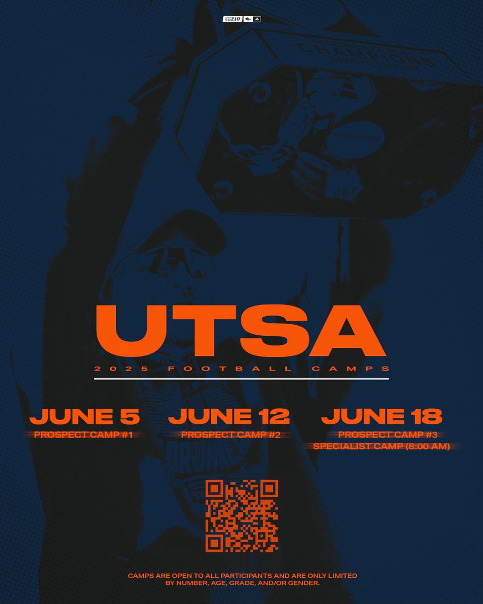 Jeff Traylor (@coachtraylor) on Twitter photo Since we have been <a href="/UTSAFTBL/">UTSA Football 🏈</a> we have sold out every camp. Make sure and get signed up so we can coach you up. We only allow 300 to each camp and we will have 30 coaches to coach them. #210TriangleOfToughness Since we have been <a href="/UTSAFTBL/">UTSA Football 🏈</a> we have sold out every camp. Make sure and get signed up so we can coach you up. We only allow 300 to each camp and we will have 30 coaches to coach them. #210TriangleOfToughness