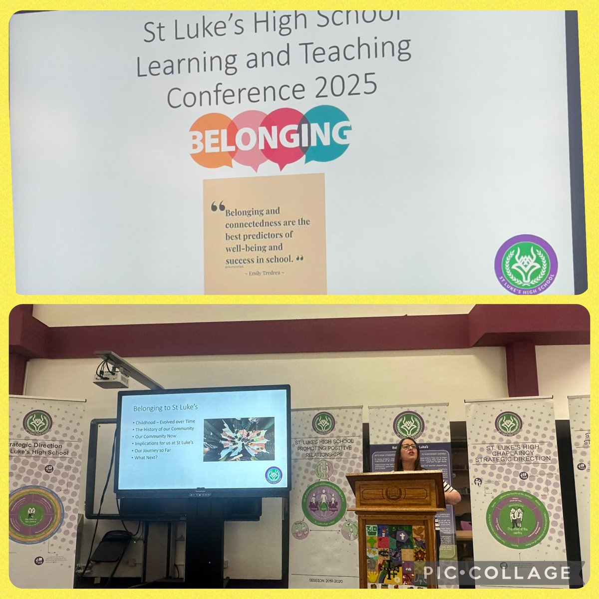 StLukesHigh's tweet photo. What a fantastic day at our Annual Learning &amp; Teaching Conference. Thank you so much to Graeme Armstrong,our keynote speaker &amp; author of the highly acclaimed novel “The Young Team” @G_Armstrong21 for such an inspiring presentation that aligned so well with our theme of Belonging. https://t.co/xNB4PoKH5E