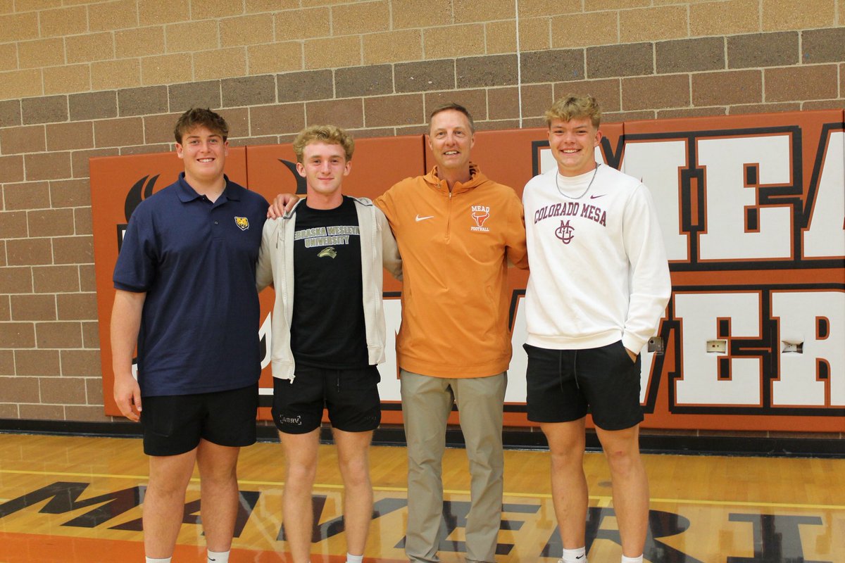 Mead Football (@meadfootball) on Twitter photo Best of luck to these young men headed off to do great things! Best of luck to these young men headed off to do great things!