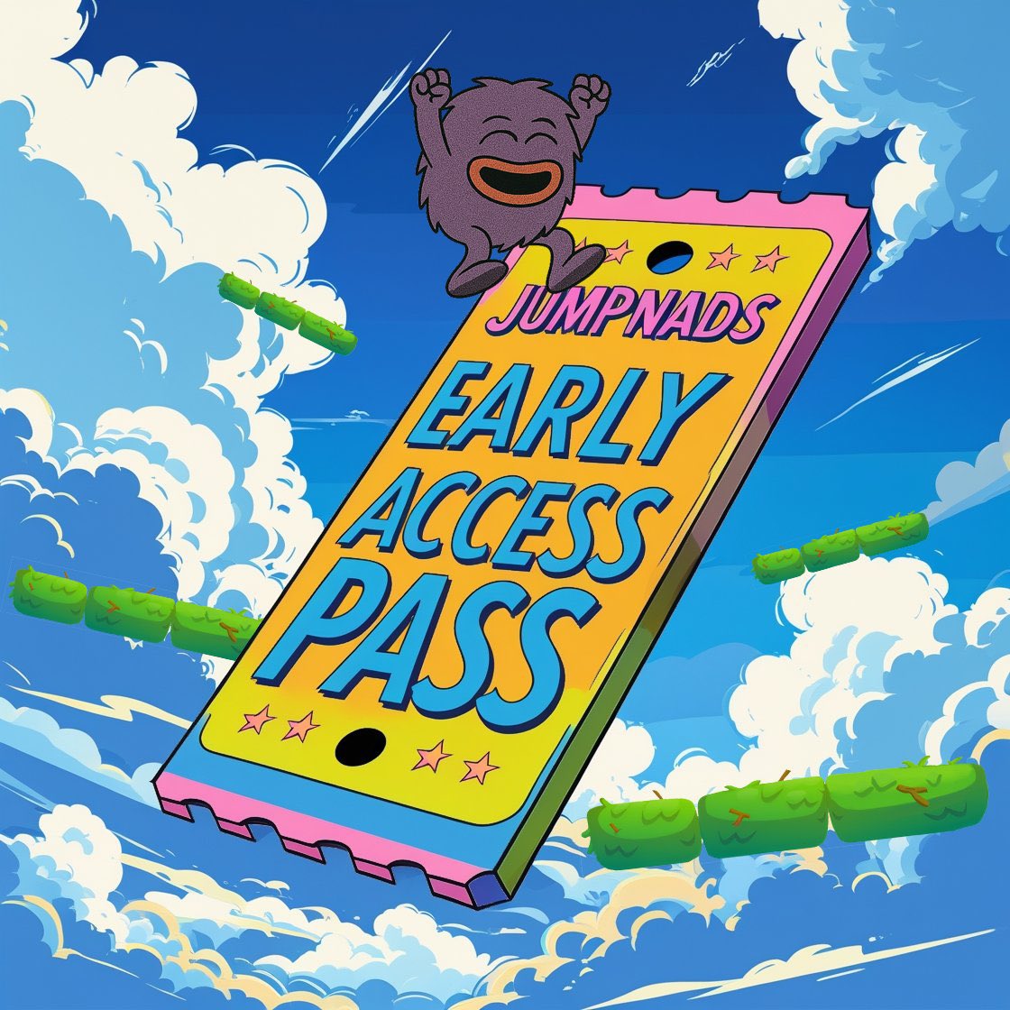 Do you have any idea about Jumpy?

<a href="/jumpnads/">Jumpnads</a> Early access Pass - 1111 supply, coming to <a href="/monad_xyz/">Monad</a> and I’ve got 2x GTD WL spots to give to friends..

• Follow <a href="/jumpnads/">Jumpnads</a> &amp; <a href="/Talil_l/">Cold 🦧</a> 
• Tag 3 friends &amp; #retweet

Comment Your $MON Address… Picking winners in few hours