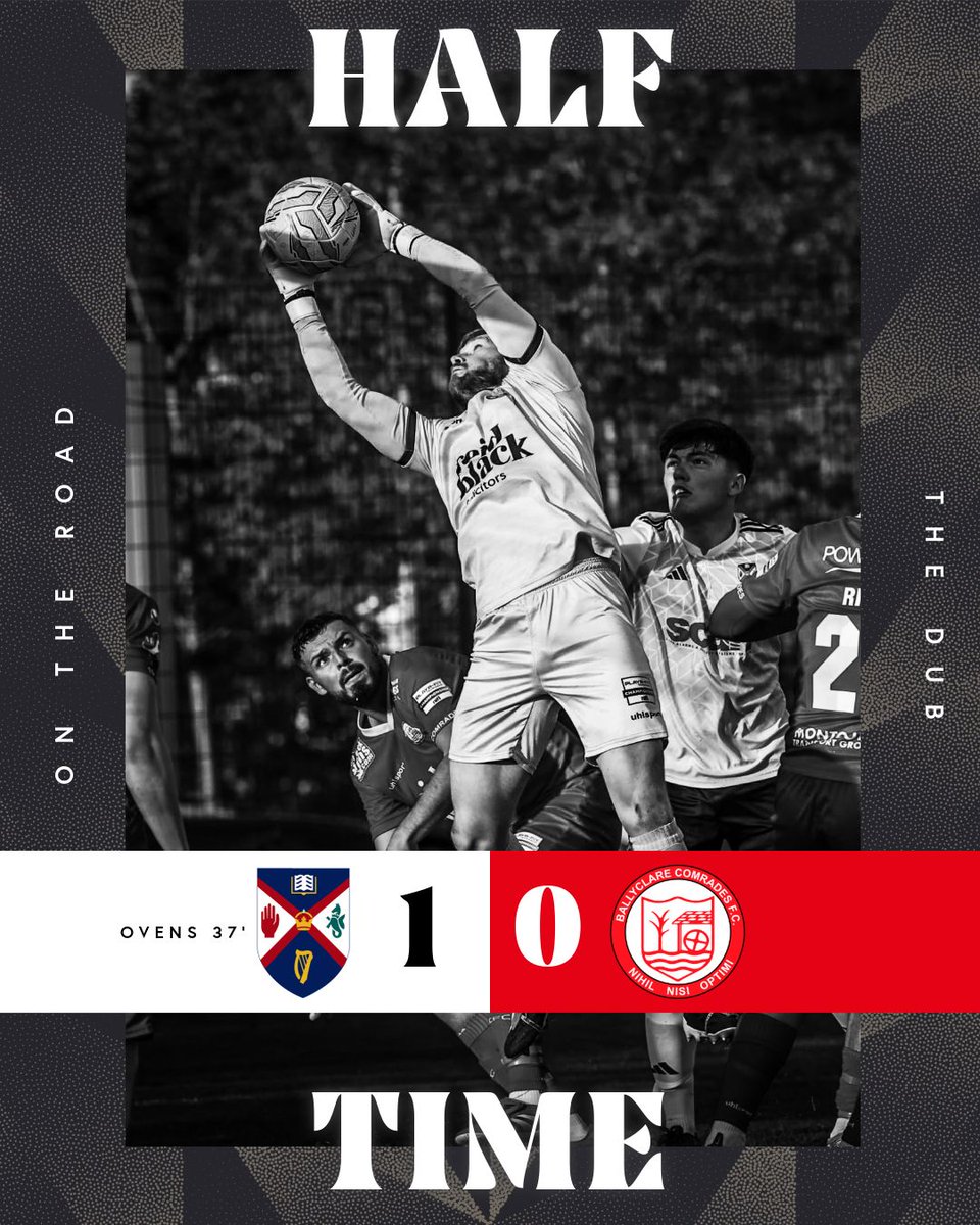 We trail Queens at the break.