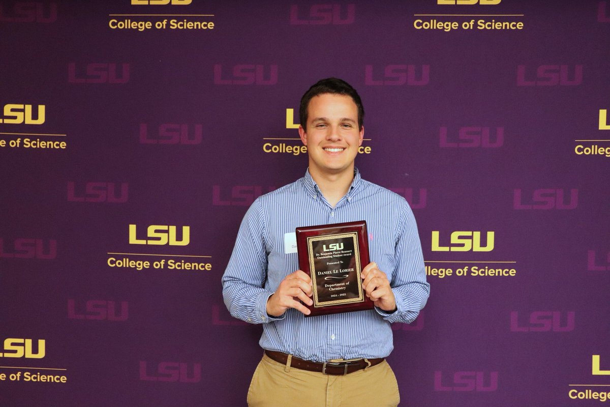 LSU_Chemistry's tweet image. Meet our 2024–2025 Dr. Benjamin Pierre Boussert Outstanding Student Award recipients: Daniel Le Lorier & Ayesha Weerakoon! Learn more about their research and future plans: bit.ly/3EXuLmL