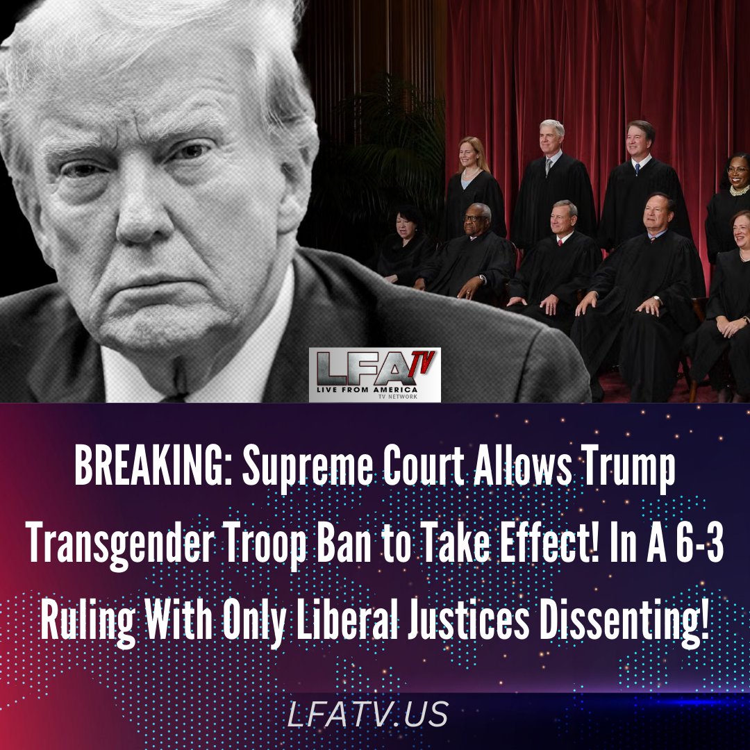 BREAKING! Big win for the Trump administration and our military and security around the world!