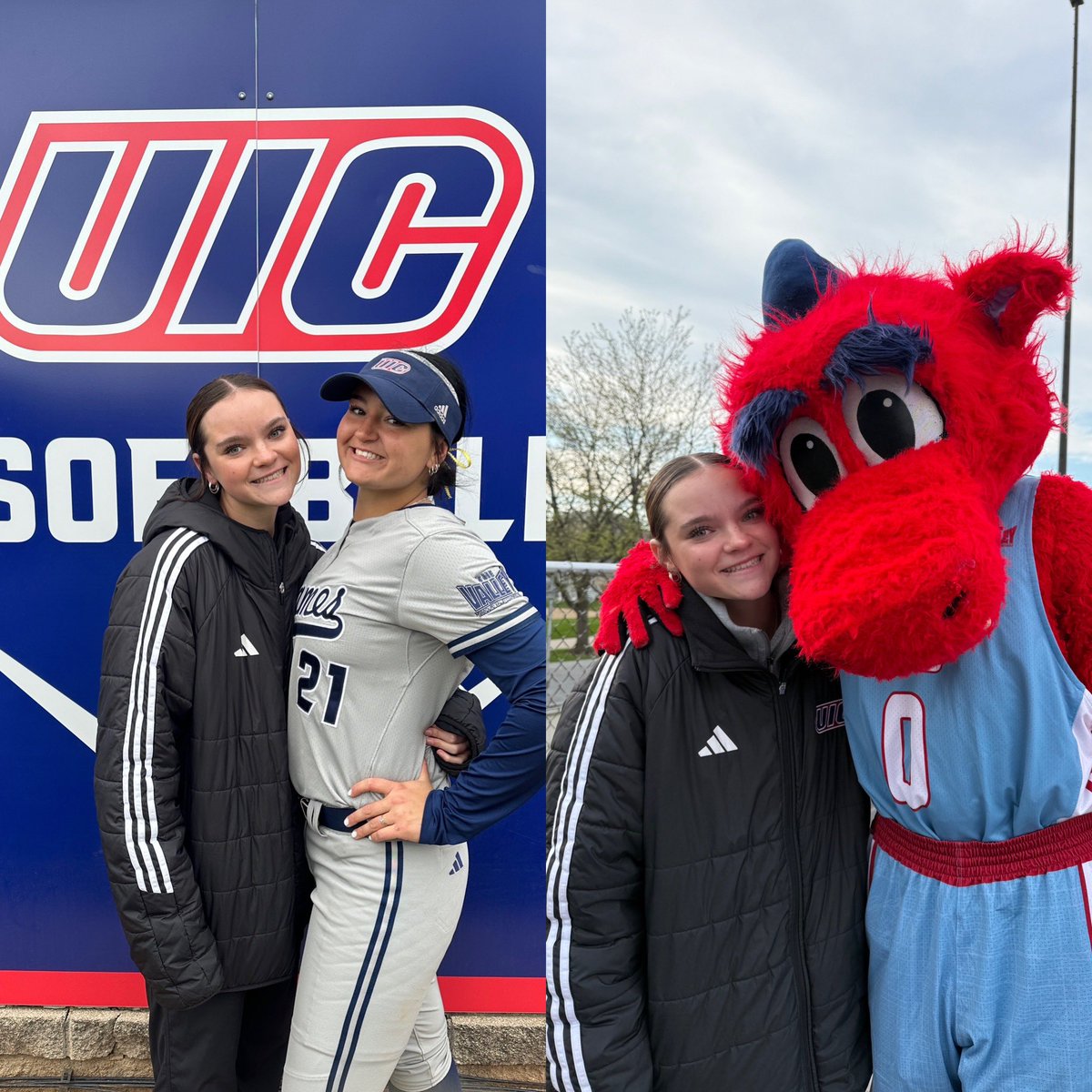 RylynFordham's tweet image. Loved spending the weekend cheering on @UIC_Softball and @TalynFordham 

Most people never get to meet their softball idol, but I get to talk to mine everyday!  

#softball #uic #softballhero #fireup #idol #hero #bigsister