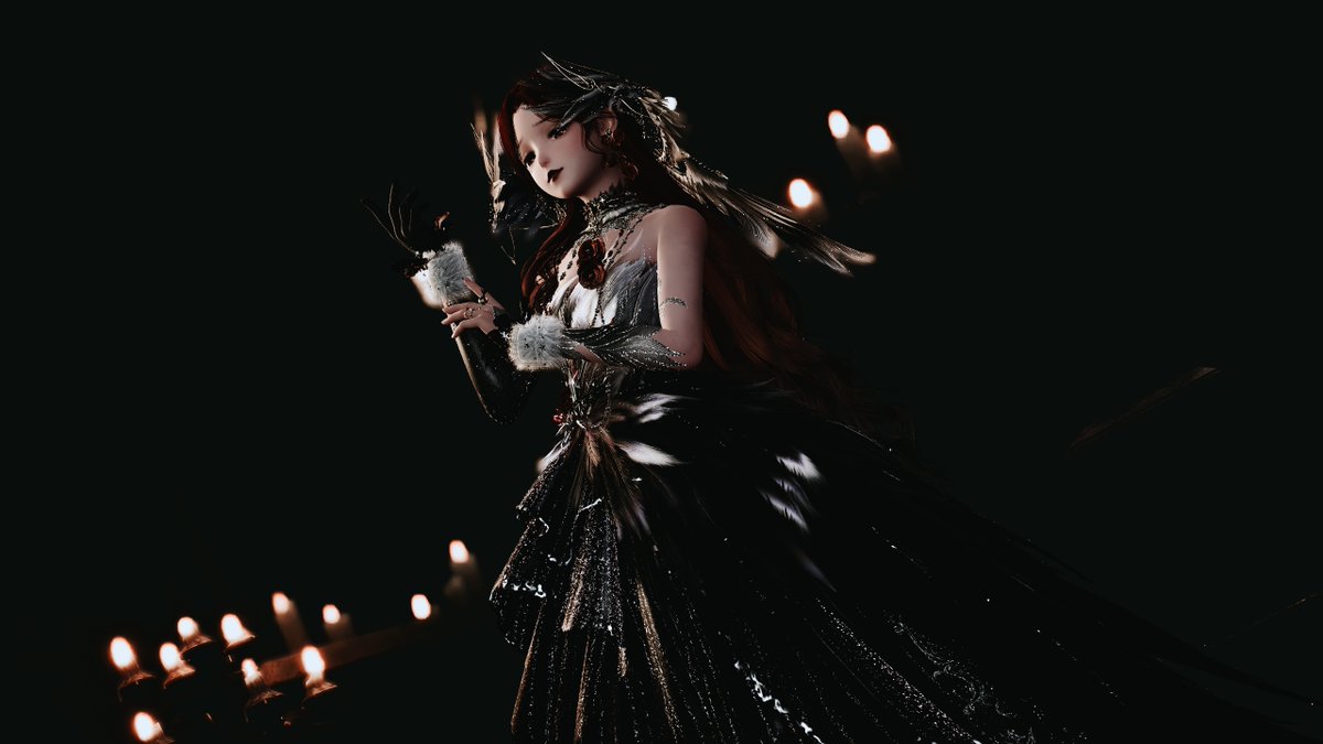 _RunaMomo_'s tweet photo. #infinitynikkitwt #InfinityNikki got so caught up i forgot to share more candlelit shots! https://t.co/fnrzJhbE5l