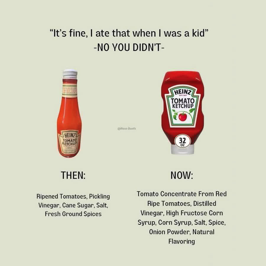 Robert Lufkin MD (@robertlufkinmd) on Twitter photo Today's ultra-processed junk food is carefully engineered to mimic the appearance of real, nourishing food from our past—tricking our brains into believing it's healthy.
It's not.
What other modern "foods" come to mind that pretend to be something they're not?
h/t <a href="/WallStreetMav/">Wall Street Mav</a> Today's ultra-processed junk food is carefully engineered to mimic the appearance of real, nourishing food from our past—tricking our brains into believing it's healthy.
It's not.
What other modern "foods" come to mind that pretend to be something they're not?
h/t <a href="/WallStreetMav/">Wall Street Mav</a>