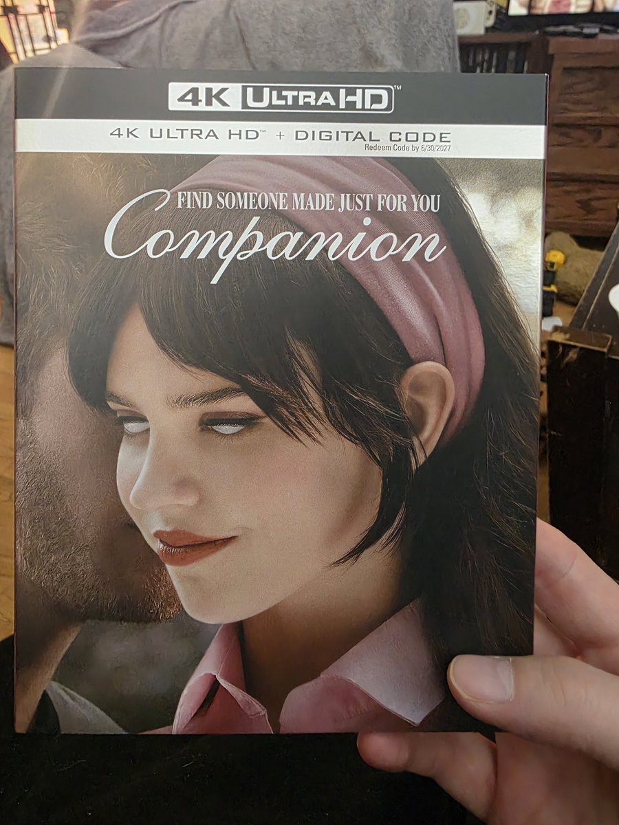 Deathknightleo's tweet photo. Companion 4K 

Digital code giveaway. Follow, like, repost, and comment a number (1-100) under this post... (need to do all 3 I check)

Rules: If 2 or more people pick the same number, i do a draw off. The number drawing is on  (05/10/25). Good luck. https://t.co/BeoA5kB5mL