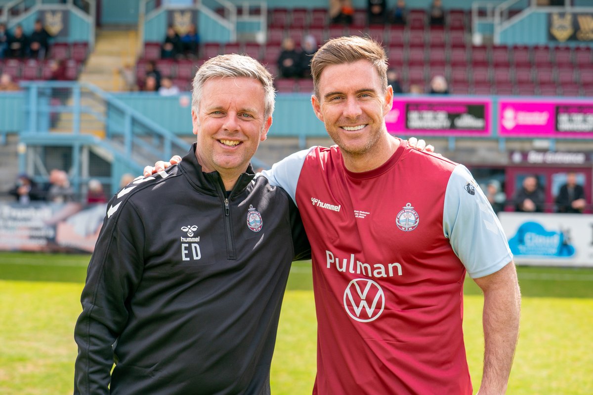 Back in the maroon and blue for <a href="/SouthShieldsFC/">South Shields FC</a> #LETSKICKDIABETES #ideventphoto