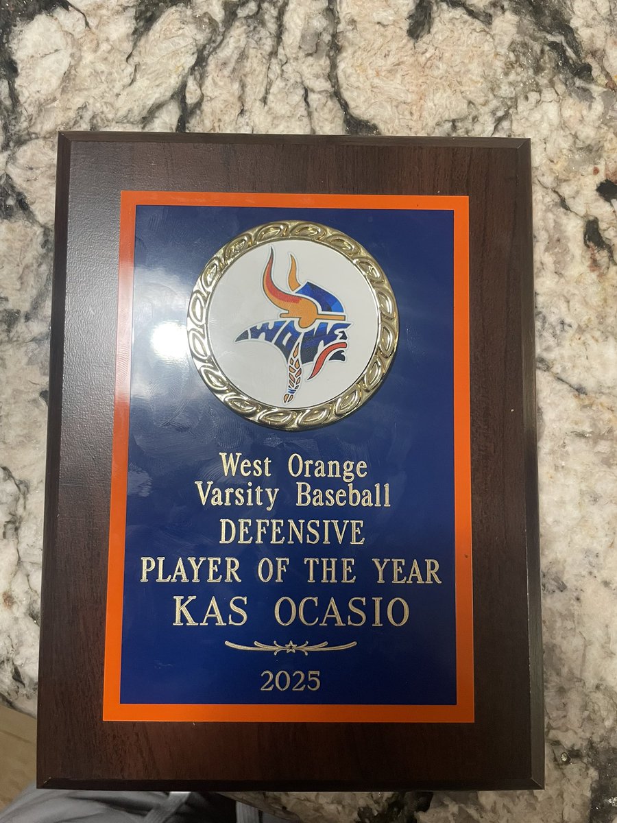 Blessed to win Defensive Player of The Year for my team. Making 67/70 plays made at SS <a href="/CoachScudero48/">Mike Scudero</a>