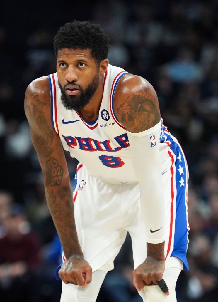 Paul George has informed the 76ers he plans to be fully healthy and ready to play 13 games next season.

(Via <a href="/SharmsCharania/">Sharms Charania fan</a>)