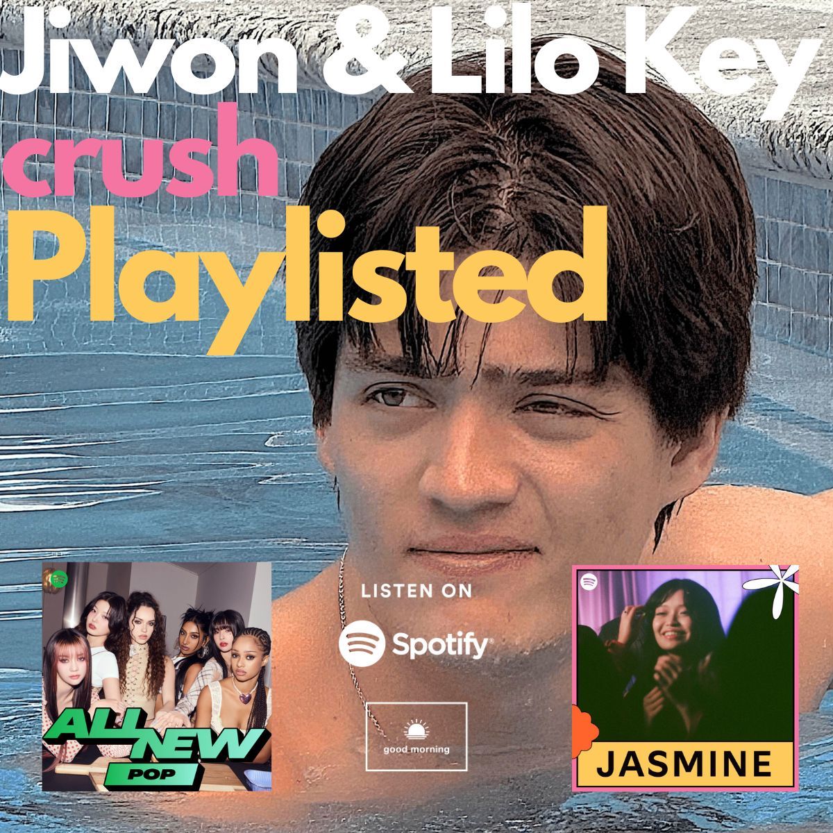 GoodMornMusic's tweet image. Another week another hit. Summer jam 'crush' from Jiwon &amp;amp; Lilo Key out now and playlisted on Spotify.
