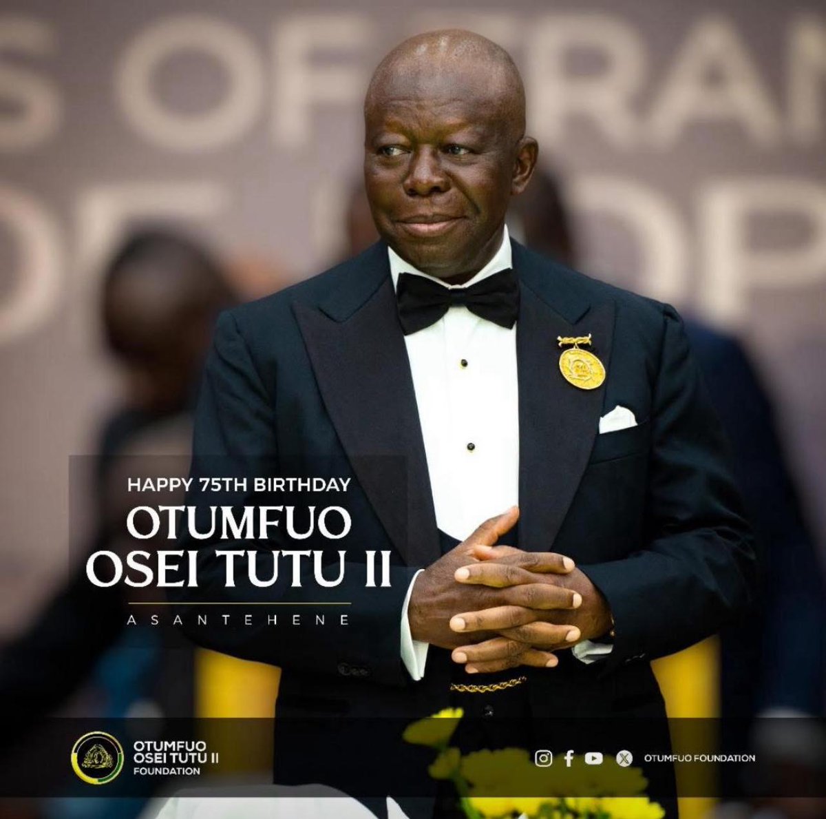 Breast Care International - Ghana (@bcighana) on Twitter photo Happy 75th Birthday to the King of Ashanti, Otumfuo Osei Tutu II! May the Almighty continue to bless you with long life, strength, and wisdom to witness the successful completion of the Otumfuo Osei Tutu II Comprehensive Cancer Center of Excellence. <a href="/uicc/">Union for International #CancerControl</a> <a href="/Delta/">Delta</a> <a href="/ucdavis/">UC Davis</a> <a href="/UW/">University of Washington</a> Happy 75th Birthday to the King of Ashanti, Otumfuo Osei Tutu II! May the Almighty continue to bless you with long life, strength, and wisdom to witness the successful completion of the Otumfuo Osei Tutu II Comprehensive Cancer Center of Excellence. <a href="/uicc/">Union for International #CancerControl</a> <a href="/Delta/">Delta</a> <a href="/ucdavis/">UC Davis</a> <a href="/UW/">University of Washington</a>
