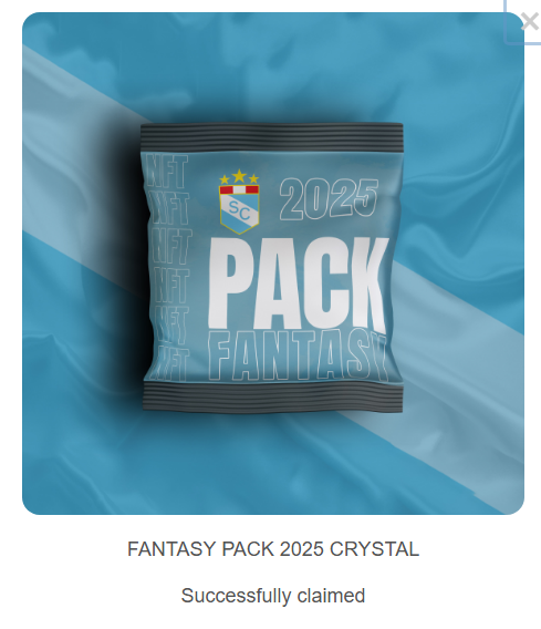 web3bruh28's tweet photo. Successfully claimed  
FANTASY PACK 2025 CRYSTAL 

Check yours now!
👉https://t.co/VY5xT7T0VZ https://t.co/ao9mNtotxW