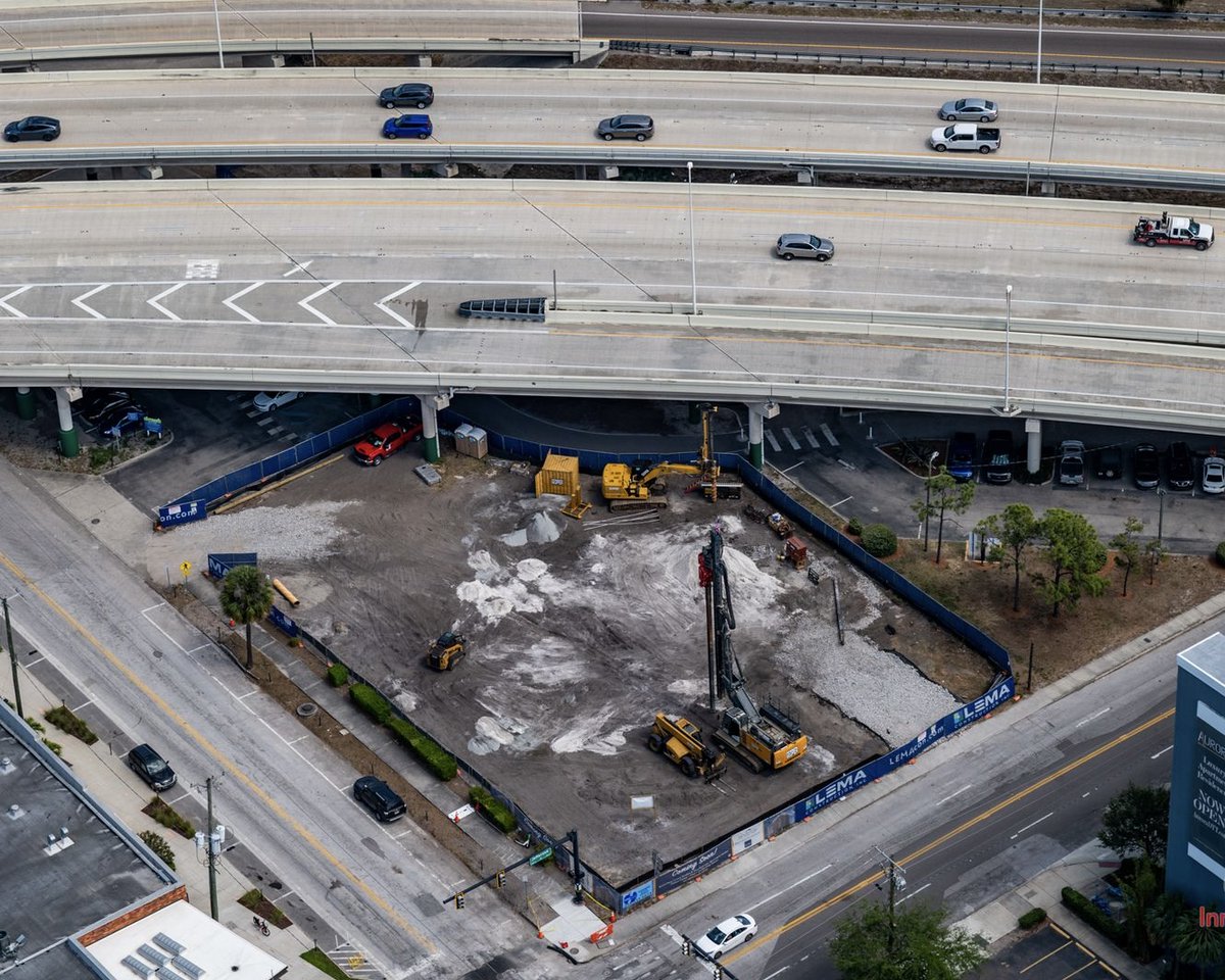 801 Whiting is currently under construction with help from <a href="/ori_living/">Ori</a> in #TampasDowntown! This micro-apartment community will bring 104 NEW UNITS to our Downtown🚧 🏙️

⭐Learn more: shorturl.at/8Orz0