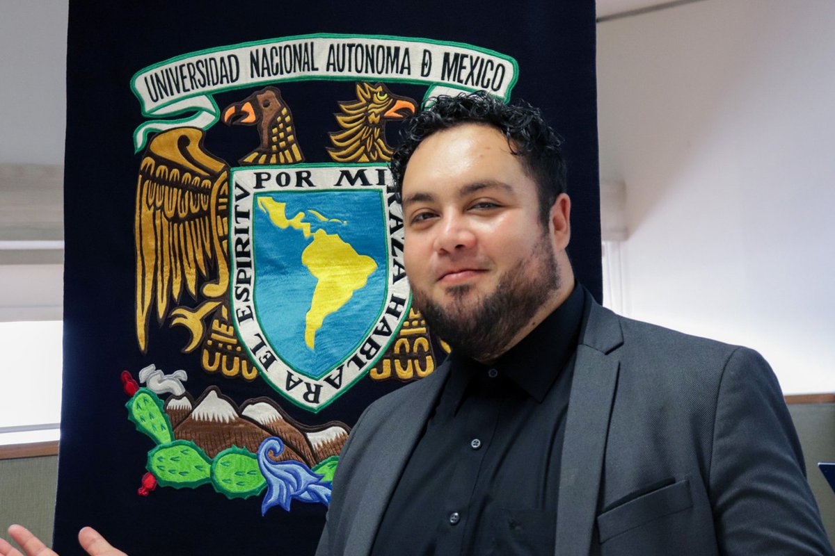 Cfata_Unam's tweet photo. #posgradounam| @Cfata_Unam | #Goya!
Felicitamos a: Alfredo Ayala Ponce por obtener su Doctorado en Ciencia e Ingeniería de Materiales #pceim, mediante Tesis y Examen Profesional con Mención Honorífica 🎓: "Nanoestructuras basadas en materiales grafénicos para aplicaciones... https://t.co/gTEvzhcdXP