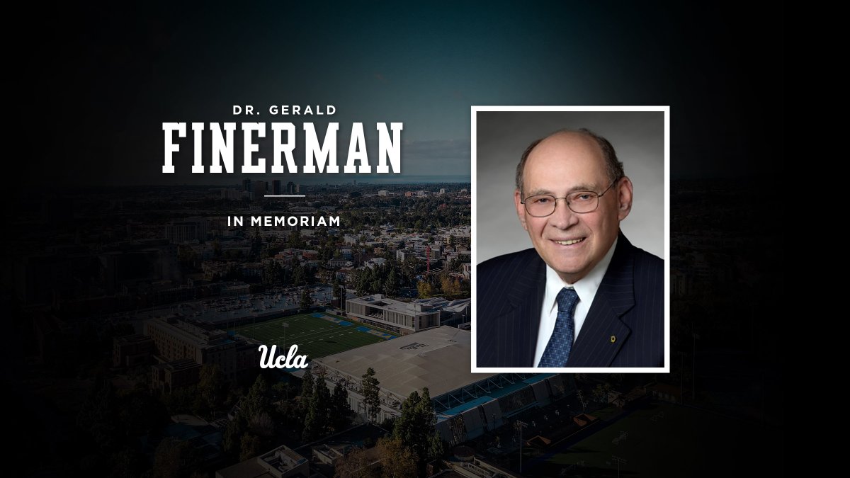 UCLA Athletics mourns the loss of longtime head team physician 𝑫𝒓. 𝑮𝒆𝒓𝒂𝒍𝒅 𝑭𝒊𝒏𝒆𝒓𝒎𝒂𝒏, who served the Bruins in that capacity from 1971-2013. He passed away on Saturday, May 3, at age 86.

In memoriam ➡️: ucla.in/44ry4NA