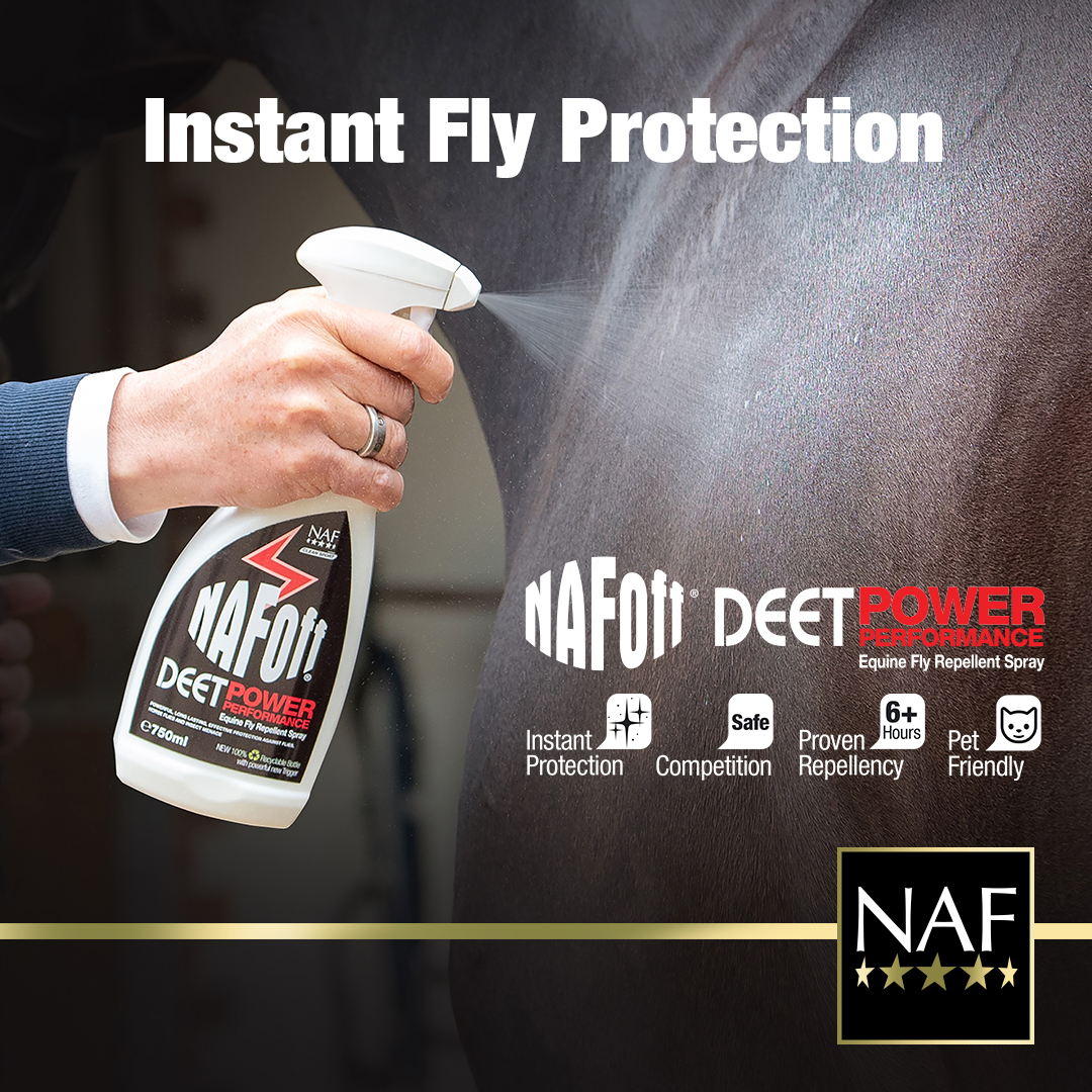 Instant fly protection. For immediate, powerful, long-lasting and effective protection from insect menace, choose NAFOff Deet Power Performance. 🖤