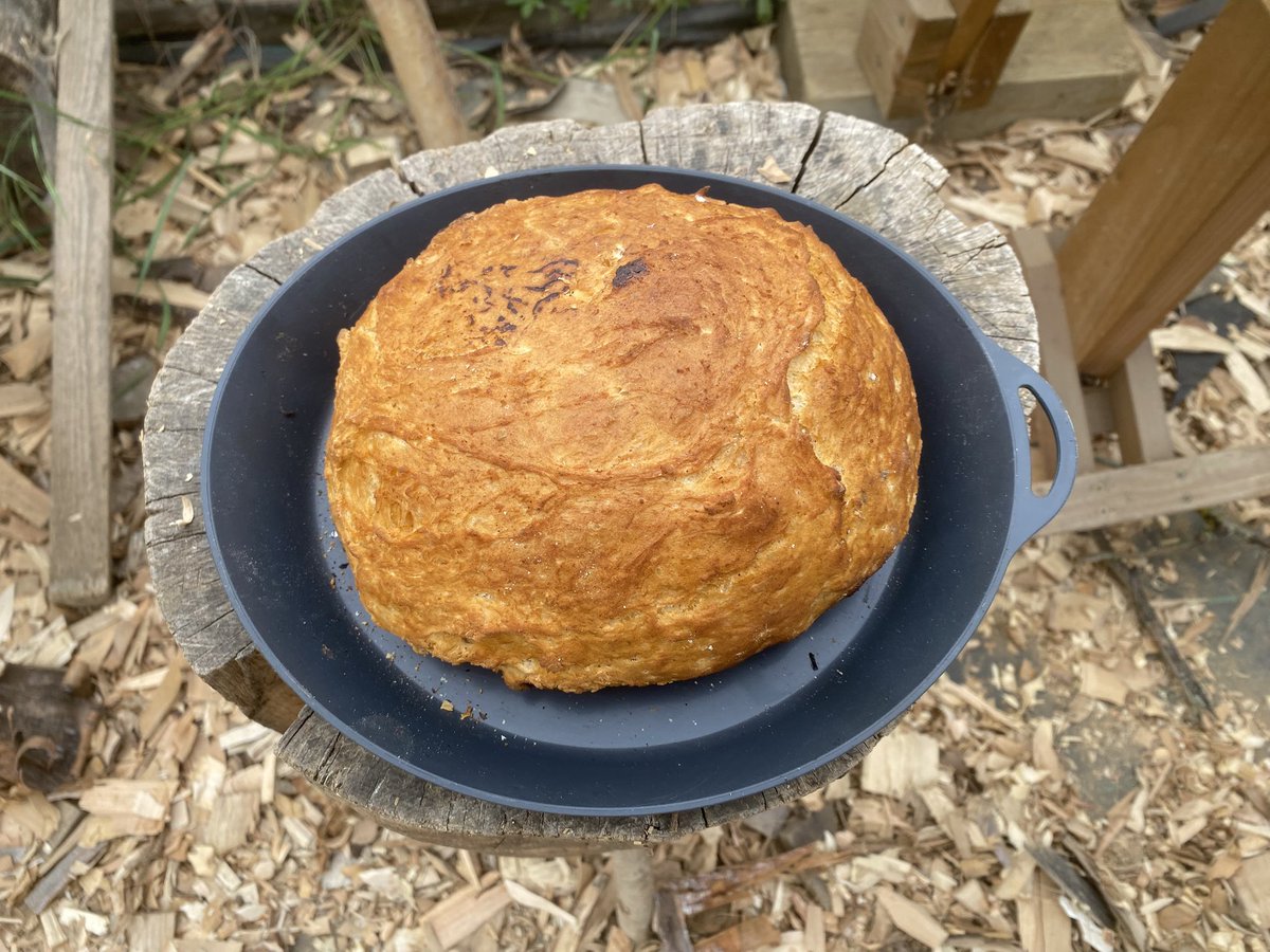 silverbackmpr's tweet image. Bread making during Bushcraft enrichment @Charles_Read_