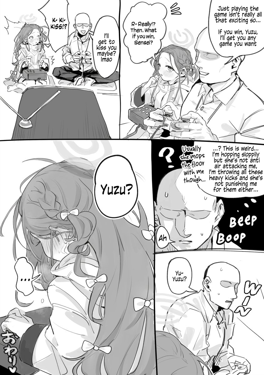 <a href="/totemoii222916/">トテモイイ</a> 英訳版です
English translation

Caption: How to win against UZQueen
#ブルアカ