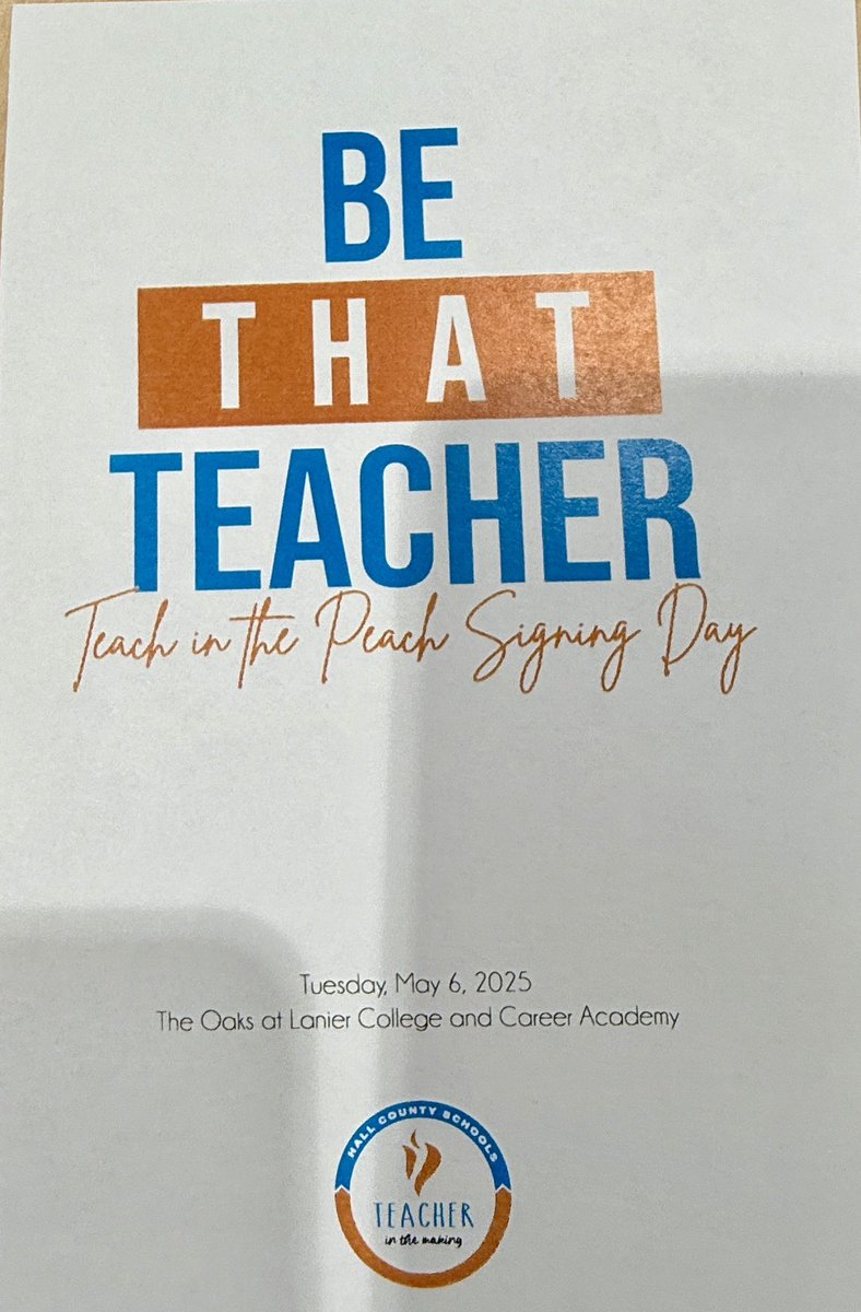 <a href="/Hall_Schools/">Hall County Schools</a> Future Educators Signing Day 2025 <a href="/LCCA_HS/">Lanier College & Career Academy</a> 20 Students signing &amp; 7 Colleges Represented! #gaeducatorssigningday25 #gafutureeducator #ctaedelivers #TeachinthePeach <a href="/uofnorthgeorgia/">University of North Georgia</a> <a href="/shorteruniv/">Shorter University</a> <a href="/ToccoaFalls/">Toccoa Falls College</a> <a href="/BrenauU/">Brenau University</a> <a href="/GeorgiaGwinnett/">Georgia Gwinnett College</a> <a href="/GeorgiaSouthern/">GeorgiaSouthern</a> <a href="/LanierTech/">Lanier Tech</a>