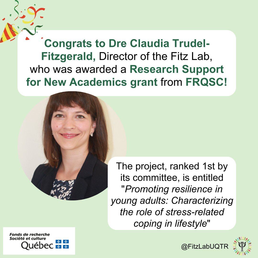 Fitz Lab (@fitzlabuqtr) on Twitter photo 🤩Great news for the lab!!
<a href="/UQTR/">UQTR</a>
<a href="/fiusmm/">Fondation IUSMM</a>
<a href="/rrcmdo/">Réseau CMDO</a>
<a href="/FRQSC/">FRQ - secteur Société et culture</a>
<a href="/FRQS1/">FRQ - secteur Santé</a>
<a href="/precrisa/">Réseau PRÉCRISA</a>
<a href="/ReseauRisuq/">RISUQ</a>
#communautéFRQ 🤩Great news for the lab!!
<a href="/UQTR/">UQTR</a>
<a href="/fiusmm/">Fondation IUSMM</a>
<a href="/rrcmdo/">Réseau CMDO</a>
<a href="/FRQSC/">FRQ - secteur Société et culture</a>
<a href="/FRQS1/">FRQ - secteur Santé</a>
<a href="/precrisa/">Réseau PRÉCRISA</a>
<a href="/ReseauRisuq/">RISUQ</a>
#communautéFRQ
