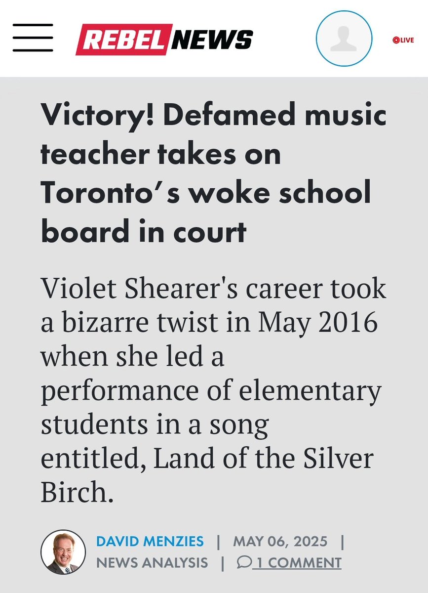 This music teacher lost her career and nine years of her life in a legal battle with TDSB.  The TDSB essentially called her racist for performing a 1920's Canadian campfire song with her students. It cost the TDSB one million dollars. Good for her! <a href="/tdsb/">Toronto District School Board</a> <a href="/TDSBDirector/">Clayton La Touche</a>