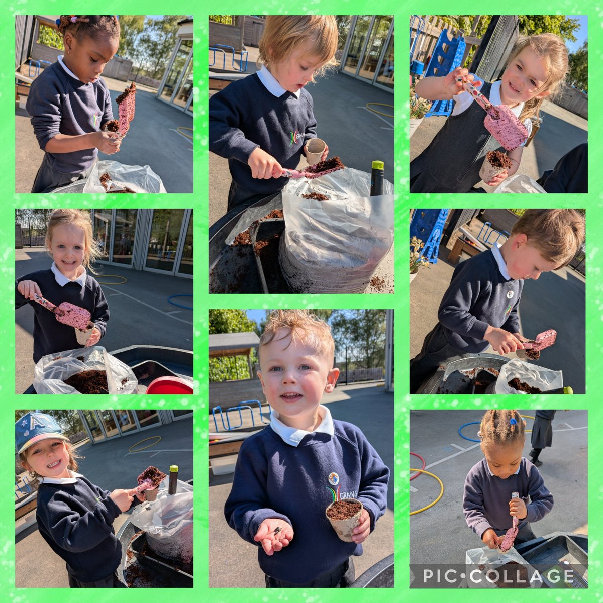 Wow, just look at how hard Nursery have been working to plant their sunflower seeds. Well done everyone Xx. #GrangeScience #GrangeNursery <a href="/GrangeMissA/">GrangeMissA</a> <a href="/GrangeMissWri/">MissWright</a> <a href="/GrangeMissP/">Miss Pope</a>