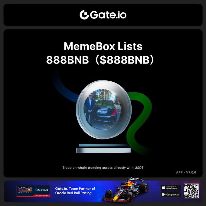 Tom_laddy's tweet photo. $888BNB is officially listed on MemeBox via https://t.co/Hf7NLh2TPo
You can now trade this asset directly with USDT on @GateMemeBox.
For more details: https://t.co/P9PwtAcKEm…
New to @Gate_io?
To get started: https://t.co/WIrzgyRtfD
#888BNB #MemeBoxFrenzy #Gateio #CZEffect https://t.co/XnIEuZdAuf