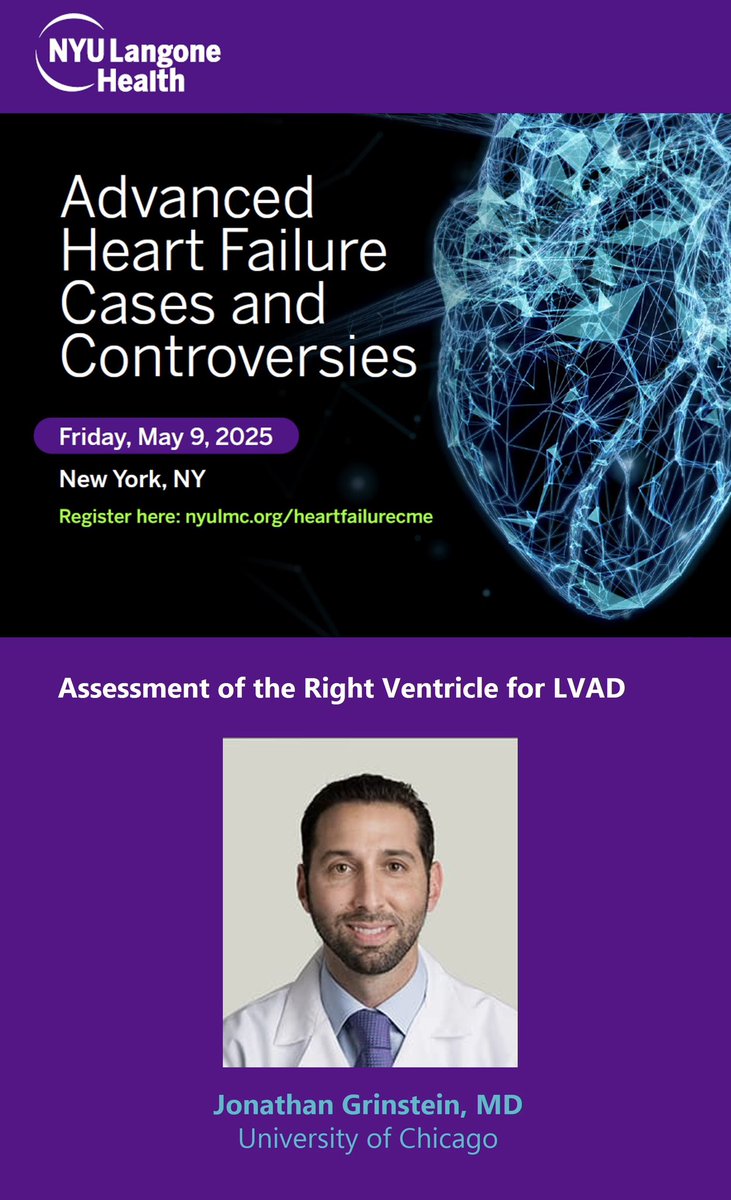 Bernard Kadosh (@kadoshbernard) on Twitter photo Show 2 cardiologists an RV and you’ll get 3 opinions on its function. Ask them to decide if it can take an #LVAD and the sun will set before you ever get an answer. 🌗
<a href="/JonGrinsteinMD/">Jon Grinstein MD</a> joins us from
<a href="/UChicagoCardio/">UChicagoCardio</a> to shed light on #ThePeoplesVentricle
🚨 This Friday! Register Show 2 cardiologists an RV and you’ll get 3 opinions on its function. Ask them to decide if it can take an #LVAD and the sun will set before you ever get an answer. 🌗
<a href="/JonGrinsteinMD/">Jon Grinstein MD</a> joins us from
<a href="/UChicagoCardio/">UChicagoCardio</a> to shed light on #ThePeoplesVentricle
🚨 This Friday! Register