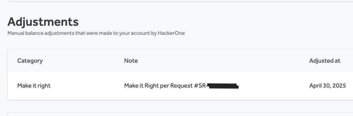 Truly grateful to <a href="/Hacker0x01/">HackerOne</a> for the Make It Right support 💯.

Feeling seen, heard, and backed as a researcher means the world.

Thanks for standing by us when it matters most. 💙
 #BugBounty #HackerOne