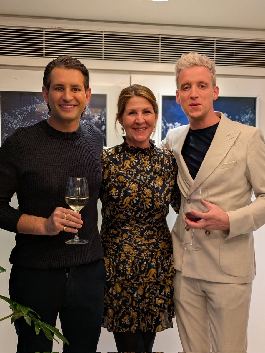 oscarsbookprize's tweet image. Our judge and co-founder @LaAlvestrand with special guests @ollielocke and Gareth Locke.